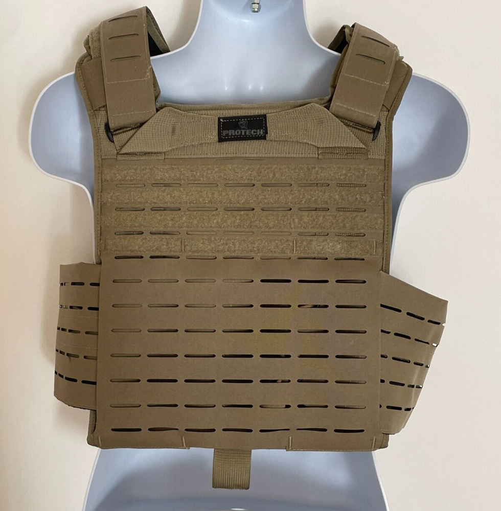 PROTECH Tactical Plate Rack Carrier AWS VCS 10X12 X-Large Tan Webless