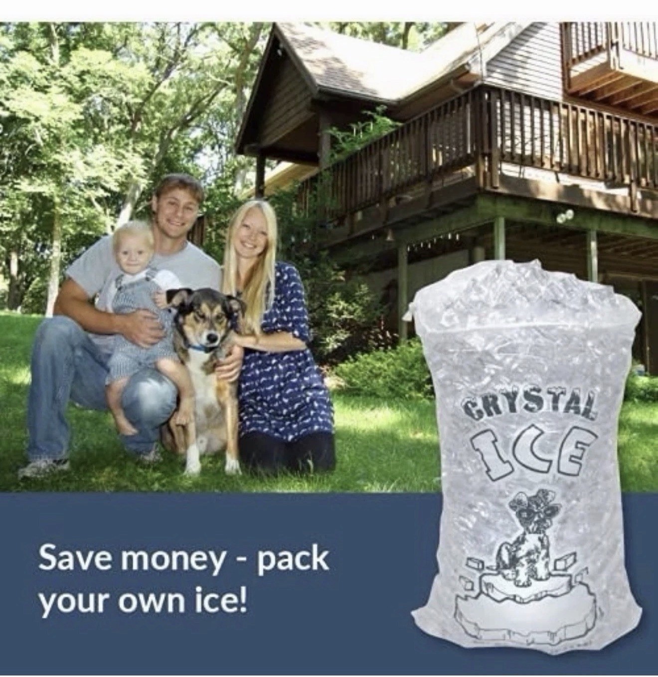 8 lb / 10 lb / 20 lb Ice Bags with Drawstring Commercial Grade Free Shipping