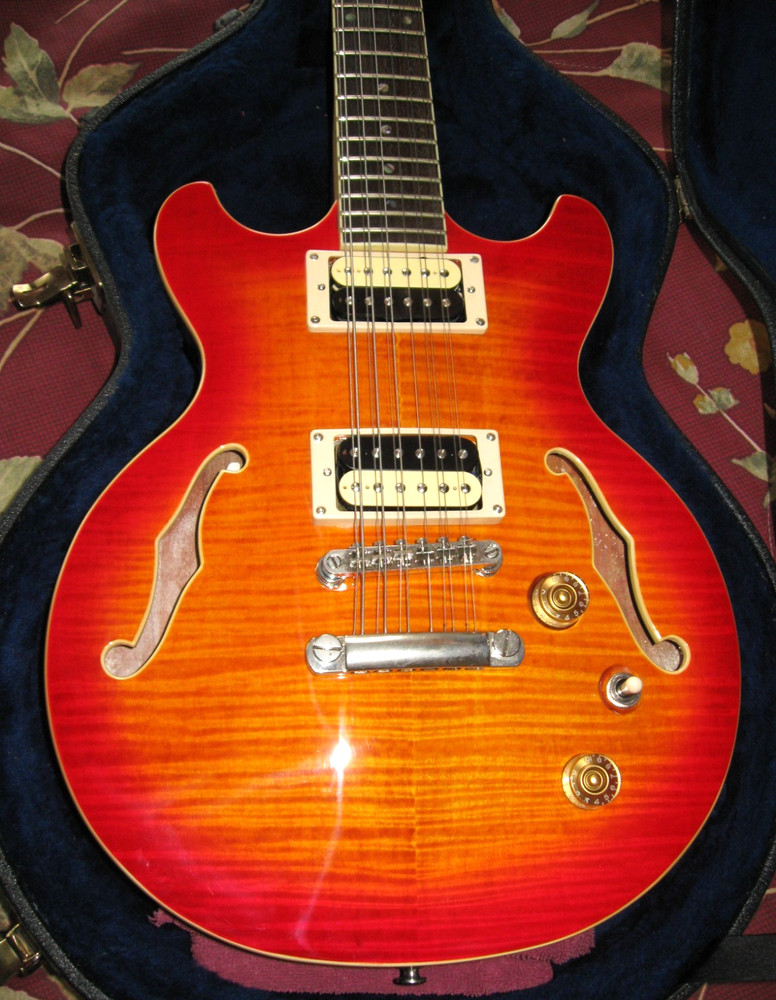 DEAN BOCCA 12 STRING ELETRIC GUITAR & HARDSHELL CASE