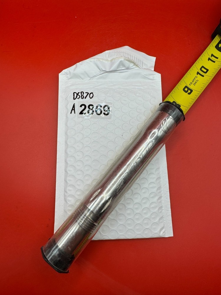 Dye SS Angel Threaded .688 Paintball Barrel Back - Silver