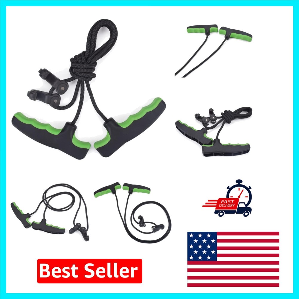 Double Handle Crossbow Cocking Device - Adjust 65'' Ergonomic Tool for Safety