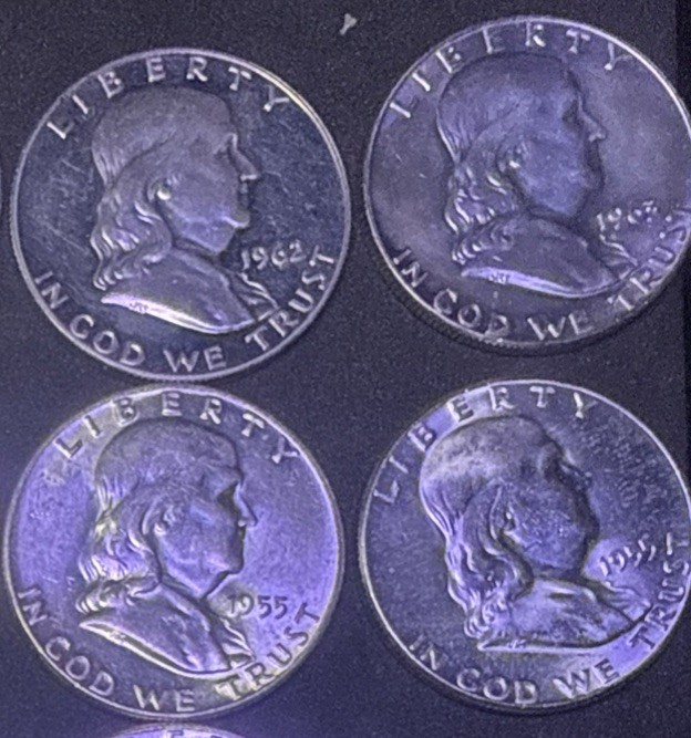 15 Franklin Half Dollars - Mixed Date - High Quality 90% Silver Franklin Half’s