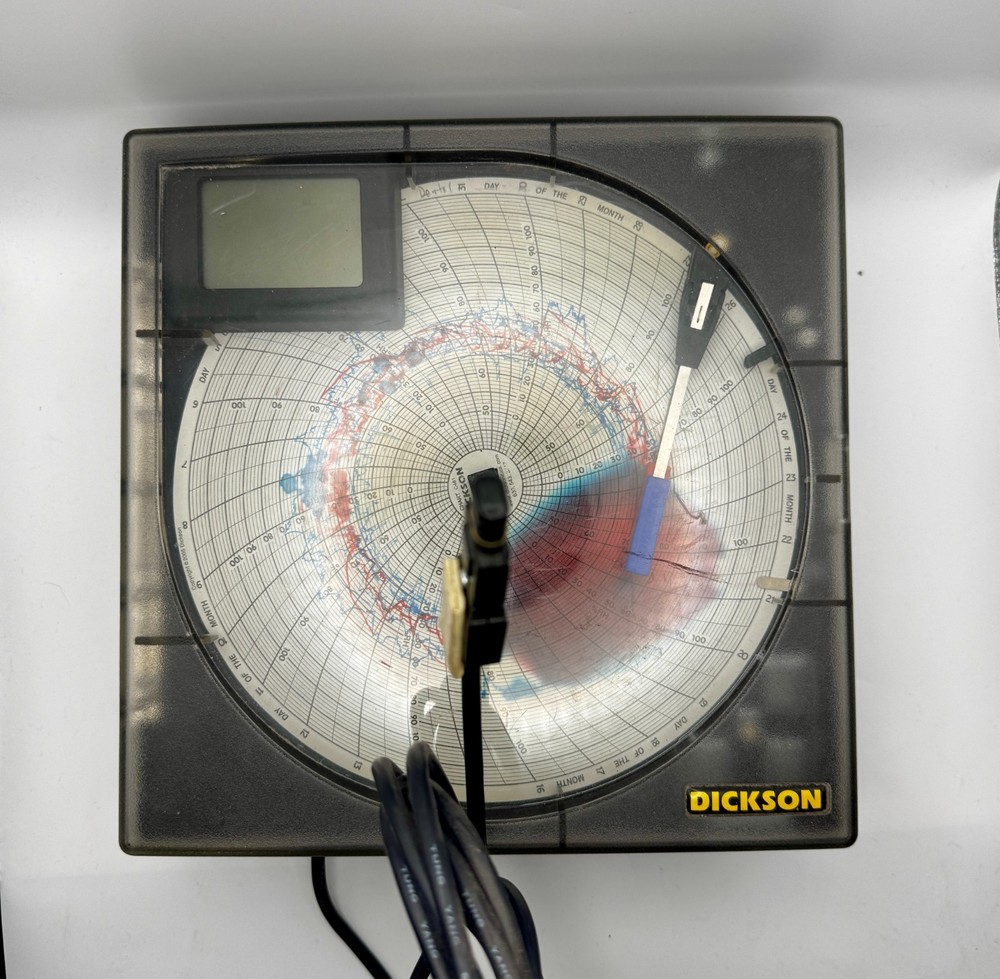 Dickson TH803 Temperature & Humidity Chart Recorder – 8" Rotary Chart