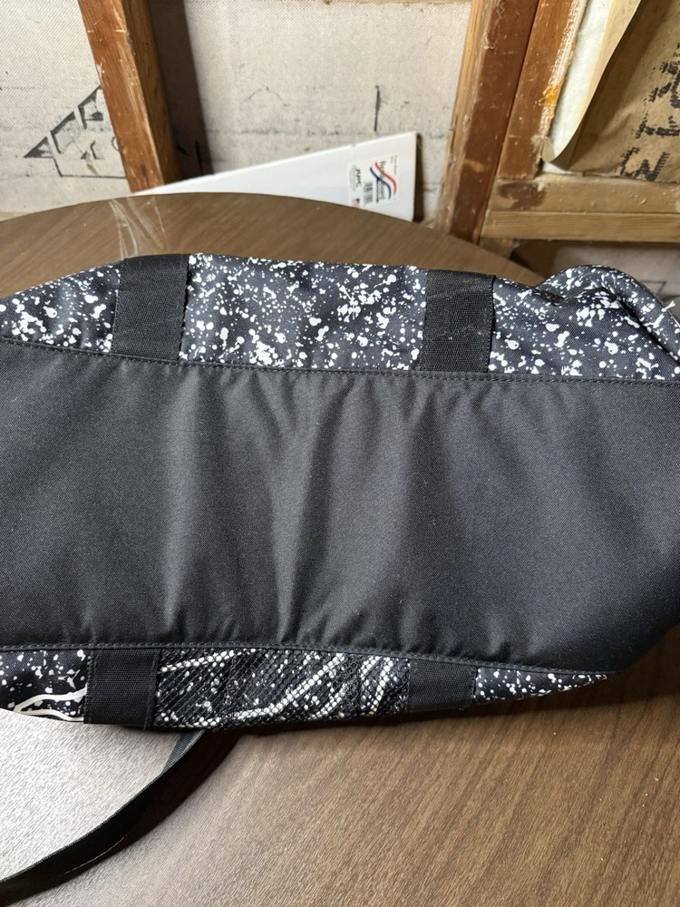 Reebok Gym Bag Black With White Splatter