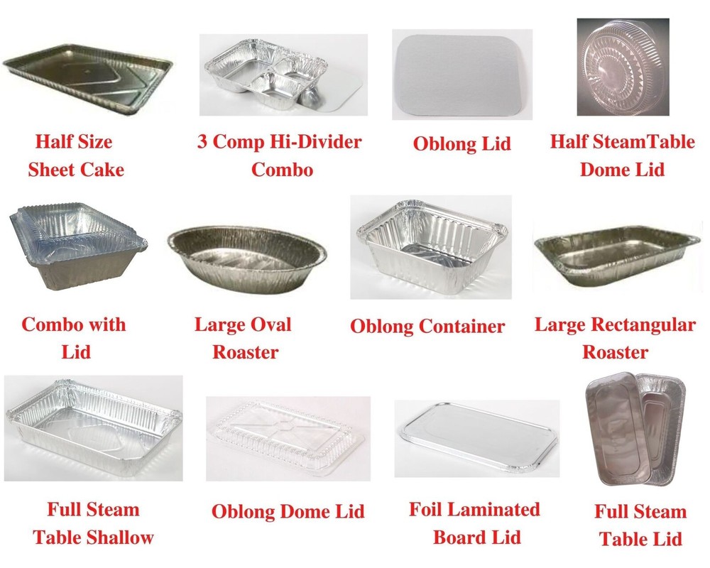 Disposable Food Storage Containers with Lids MULTIPLE PACKS AVAILABLE