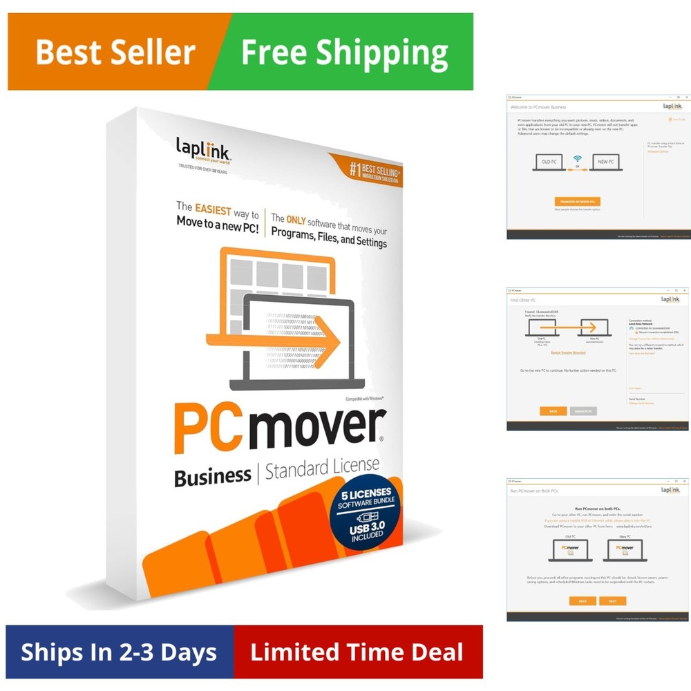 PCmover Migration Software - Initial Pay-Per-Use License Fee - Monthly invoic...