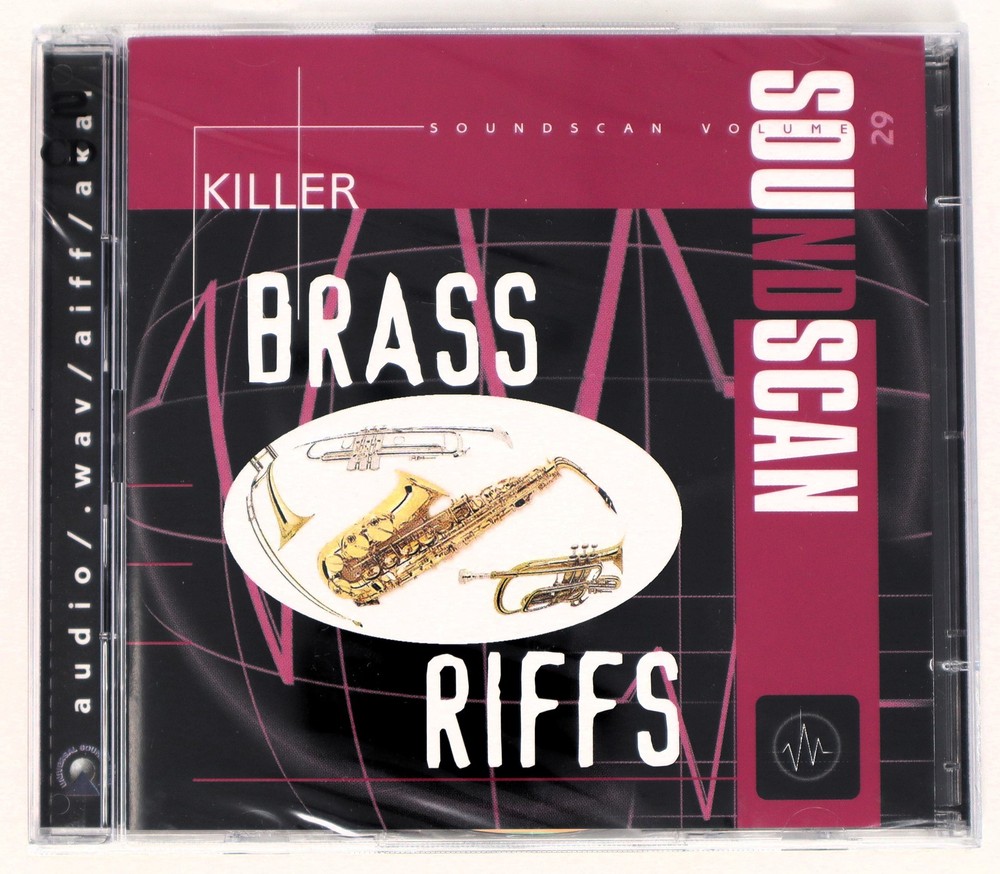 USB Soundscan 29 Killer Brass Riffs Akai Sample/Sound Library/Sampling CD