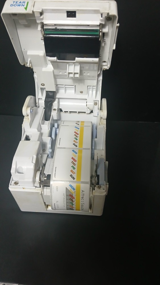 ECOLAB Prep N Print Barcode Printer w/ new Battery & power cord