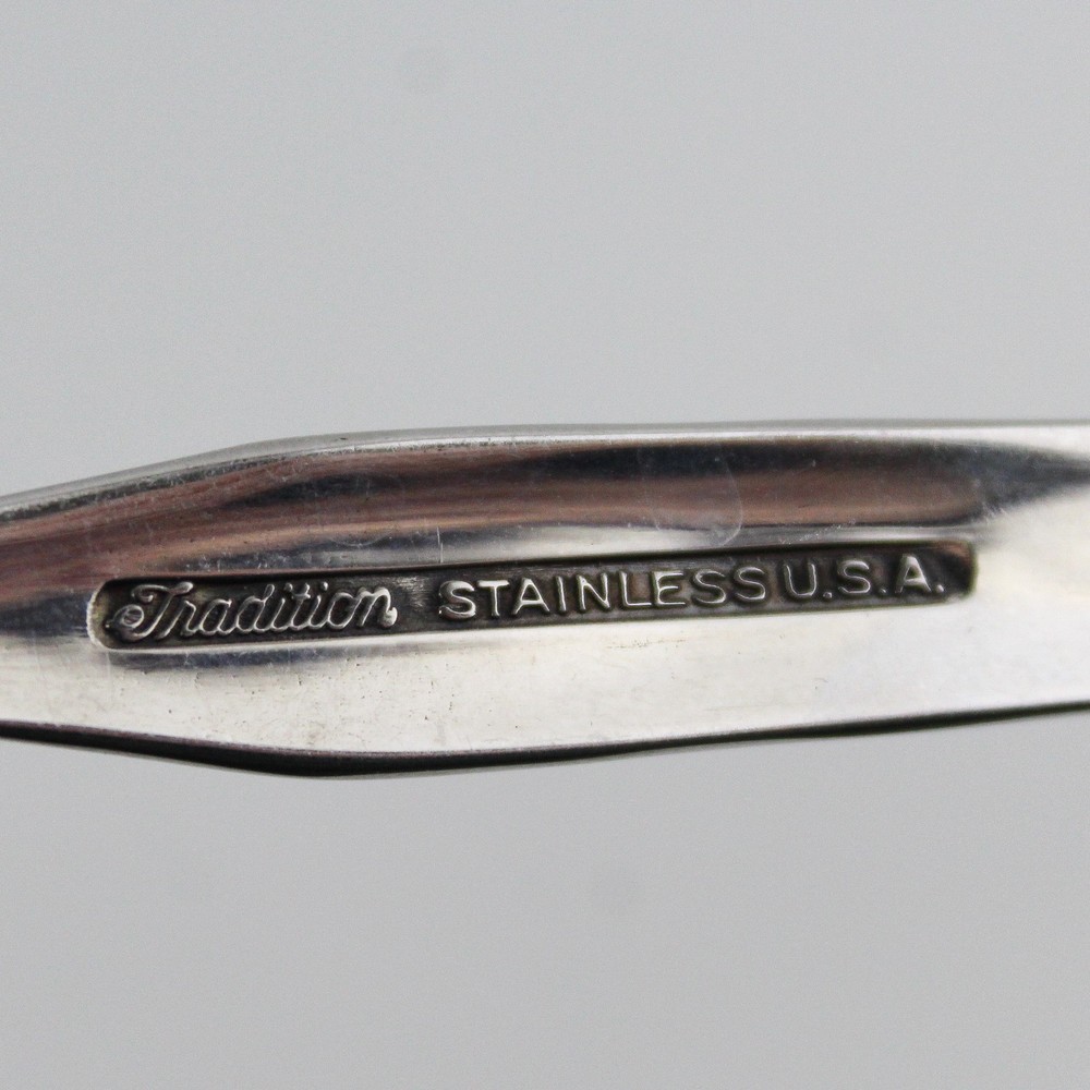 Tradition Flatware Unknown Pattern Stainless Serving Fork 8.5" Rare