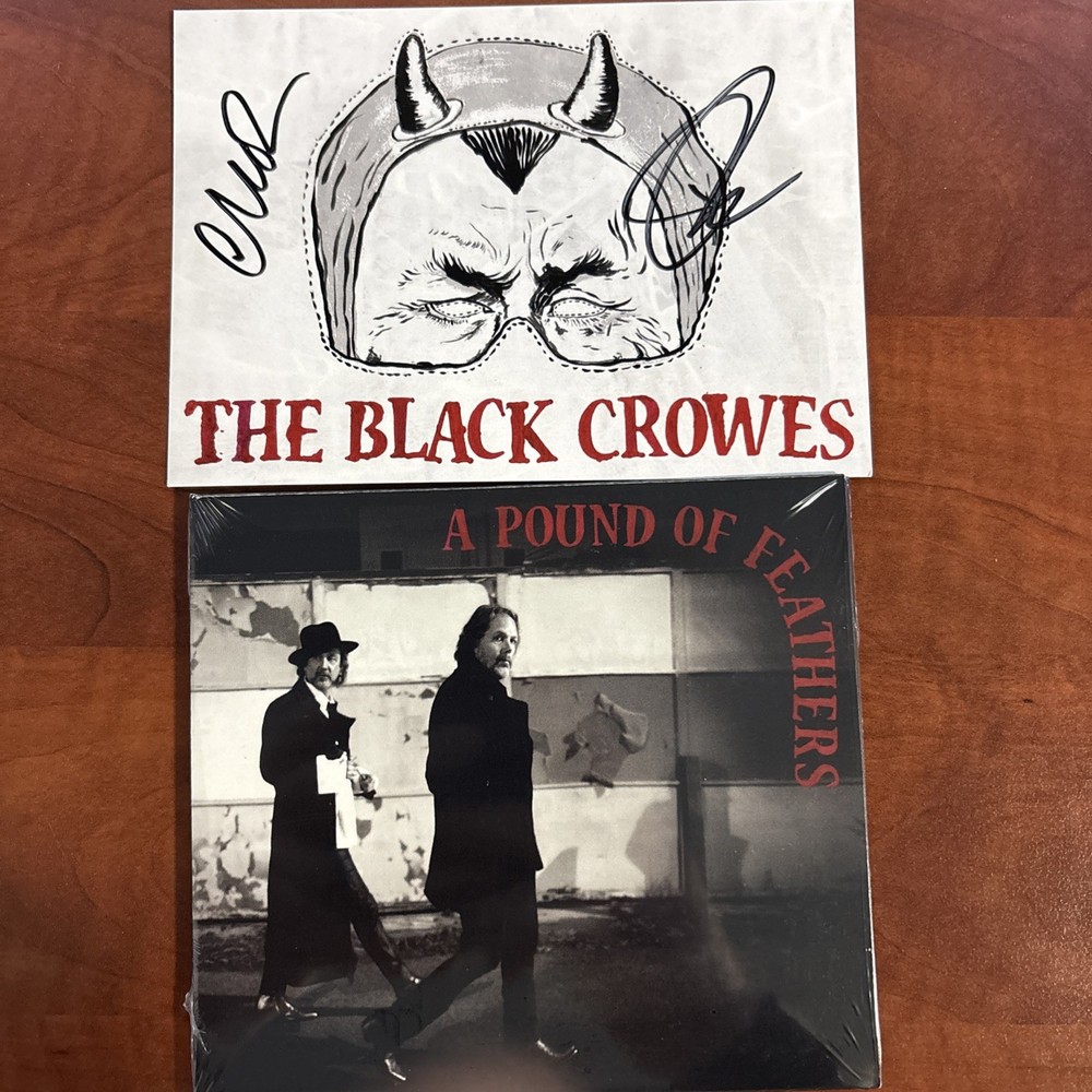 Pound Of Feathers Black Crowes Signed CD Insert