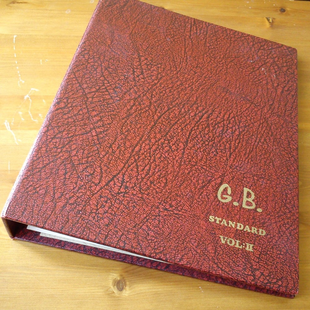 GB Standard Vol:II Stamp Album Folder EMPTY 30+ Sheets Ring Binder Vintage 1970s