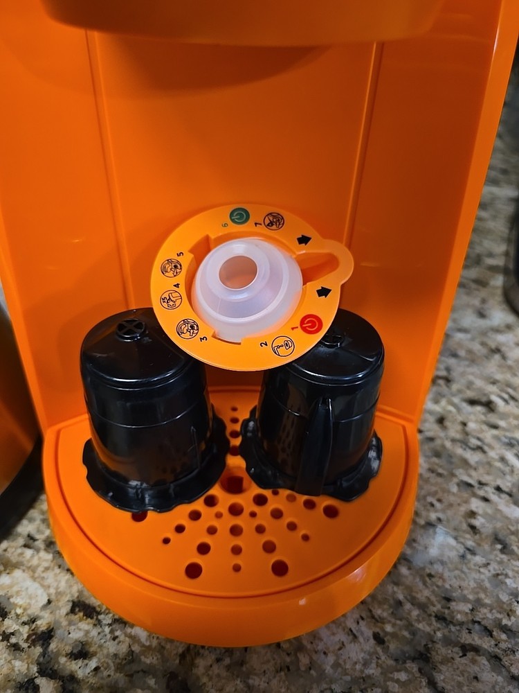 Orange KEURIG Coffee Maker With Carafe