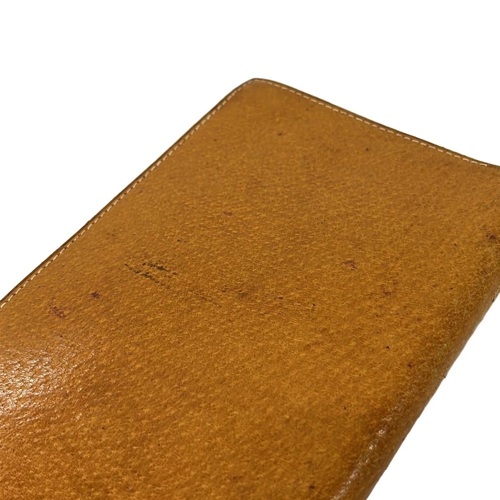 HERMES Vision Brown Leather Square E Agenda