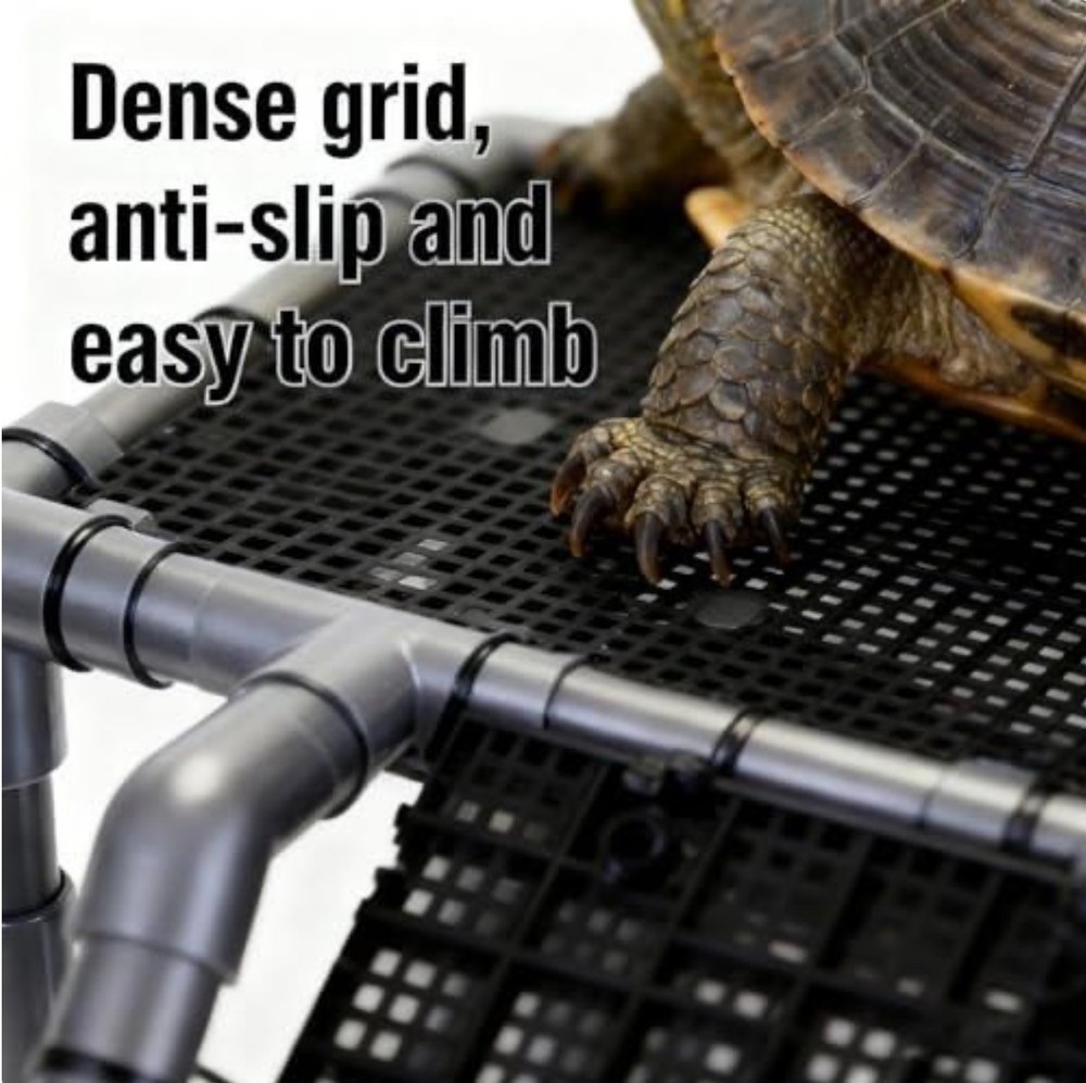 Battbeyle Turtle Basking Platform Dock w/ Ramp & Suction Cups for Aquariums