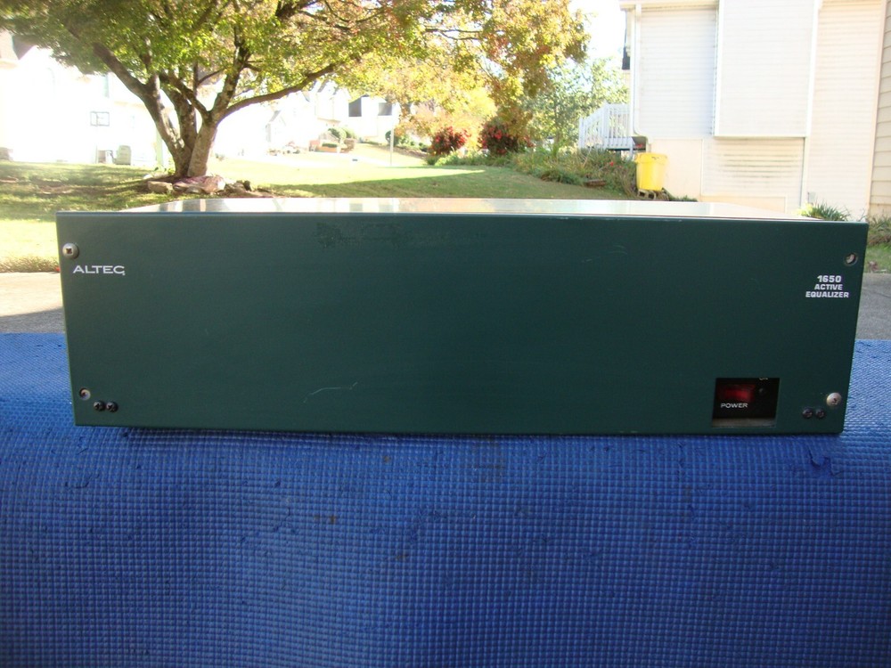 1(x) ALTEC model 1650 1/3  Octave Active Equalizer - Pls Read Ad