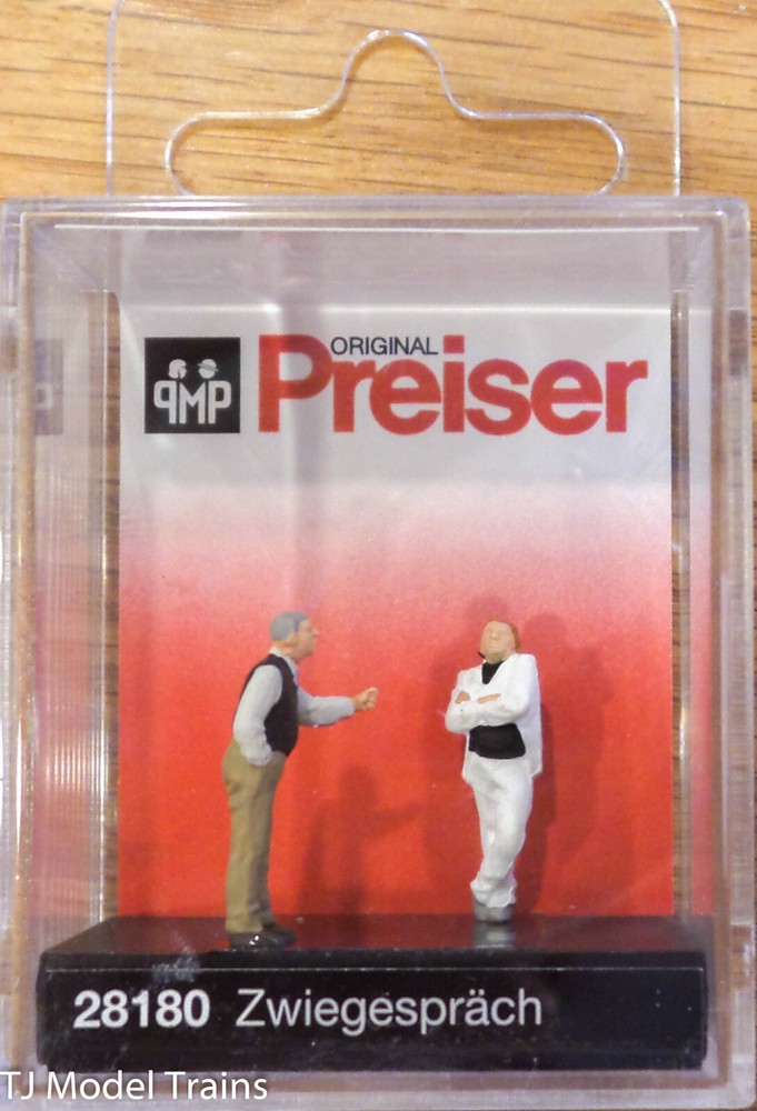 Preiser HO #28180 Arguing Couple (Figures) Plastic (Hand Painted)