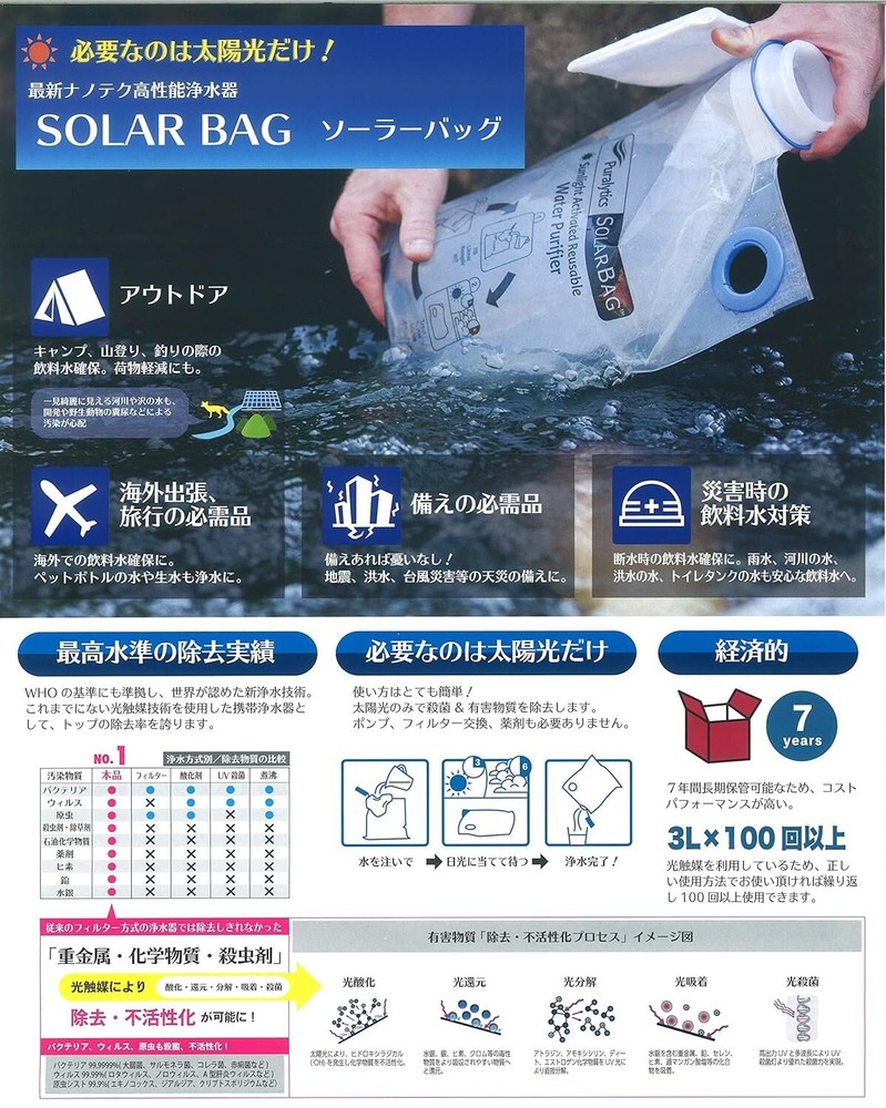 Solar-Powered Portable Water Purifier