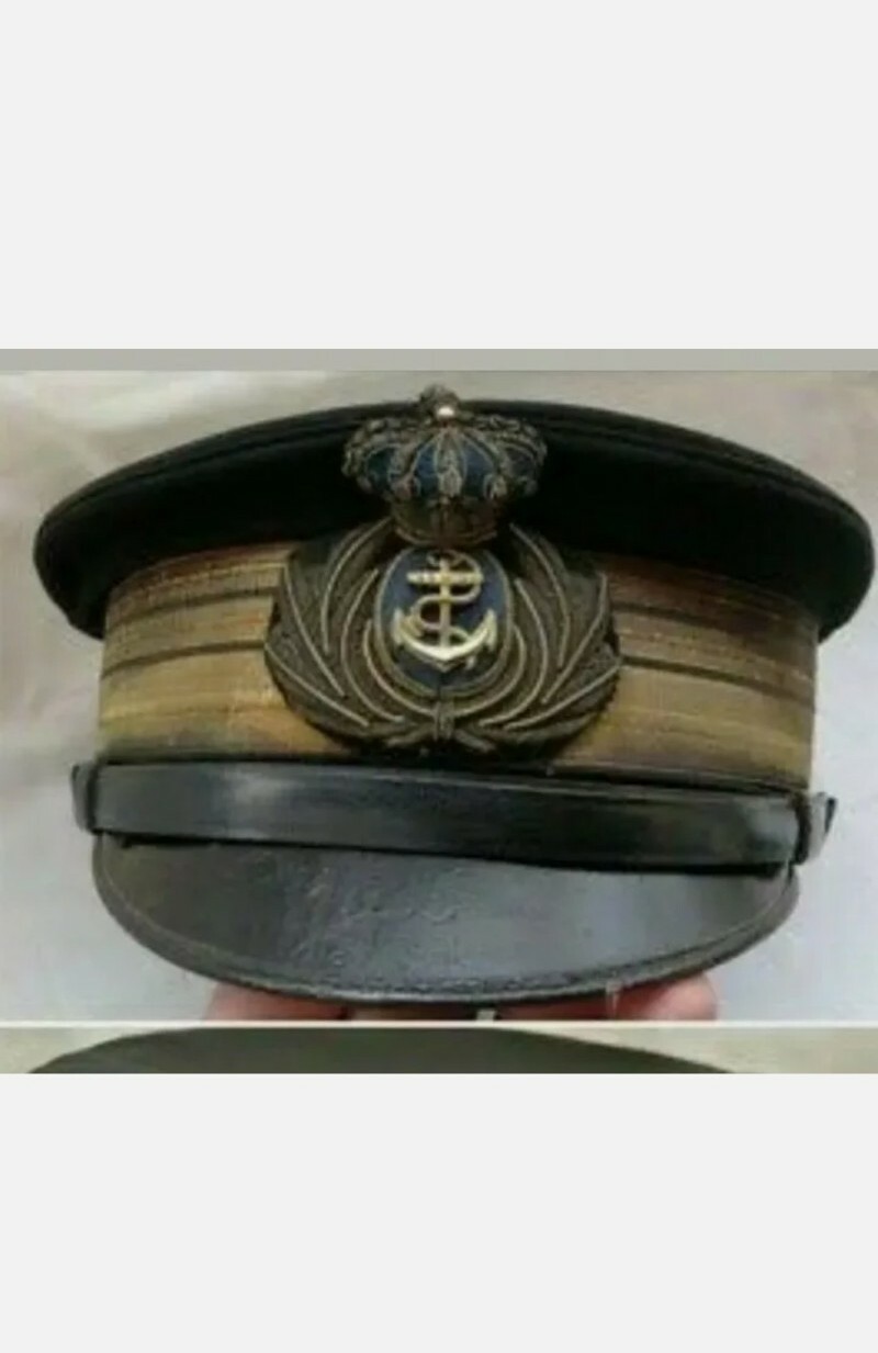 Replica Cappello-berretto-capitano-regia-marina-san-marco-rsi-1910-cap-Navy-hat-