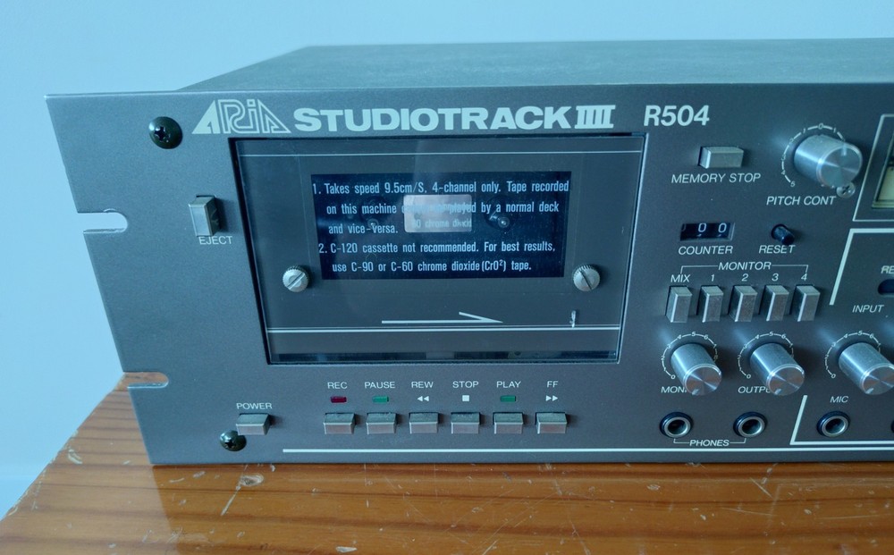 Aria Studiotrack III - 4 Track Cassette Recorder