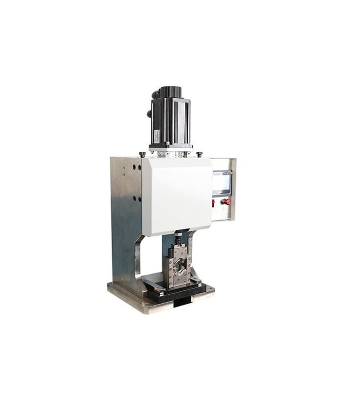 Electric Bare Headstring Crimping Machine 10 - 75 mm² with Servo Motor