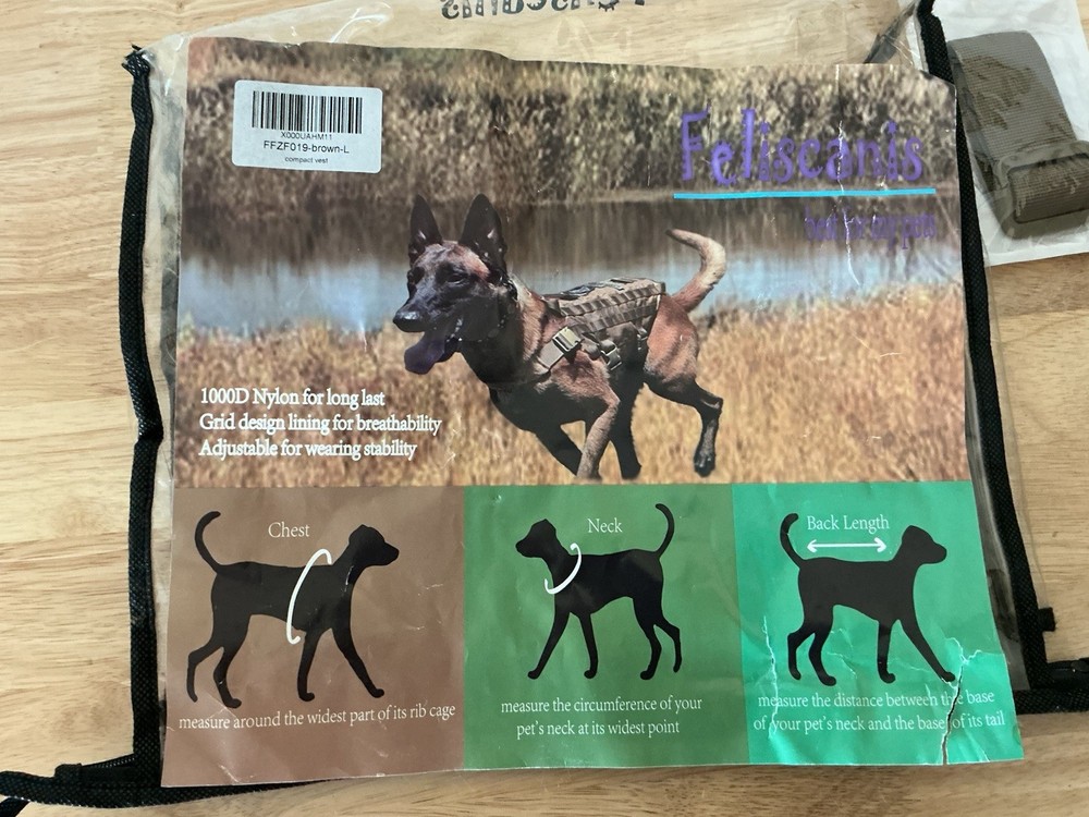 Tactical Dog Harness Large