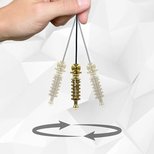 9 Ring Pendulum Use for healing, divination, and mindfulness - Free Shipping
