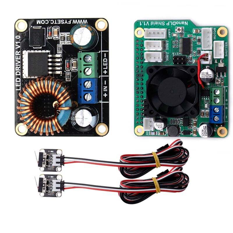 NanoDLP Shield V1.1 Expansion Board +Boost LED Driver Board
