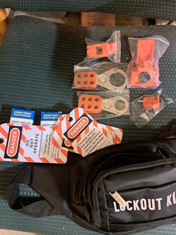 lockout tagout kit with Pouch