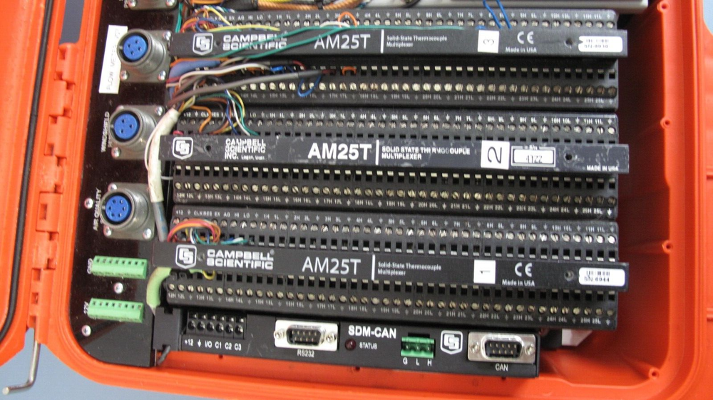 Campbell Scientific CR5000 Datalogger+DCDC18R+ Three AM25T Multiplexer+ SDM-CAN
