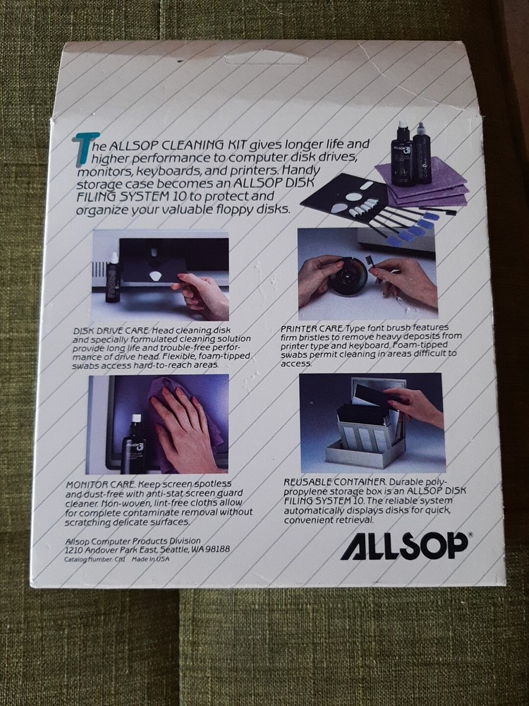 Allsop Cleaning Kit Complete Computer Maintenance 5 1/4