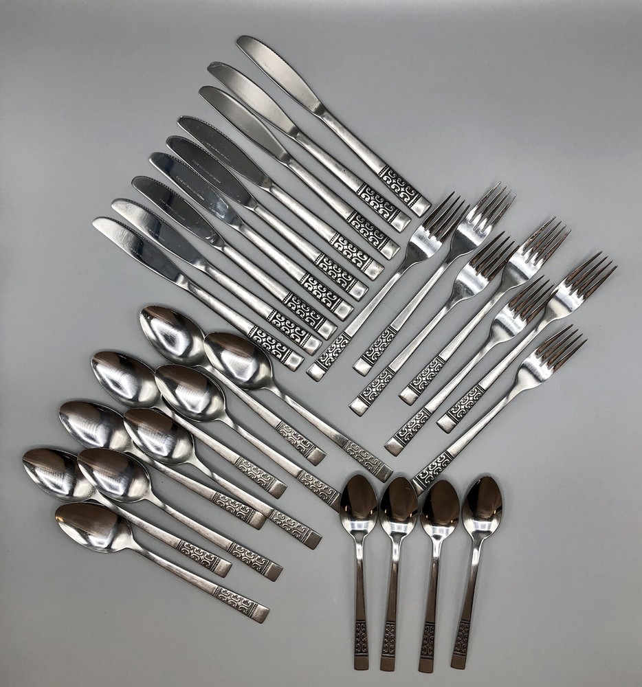 MCM Rogers Stainless “CASA VISTA” Flatware 29pc Set /b