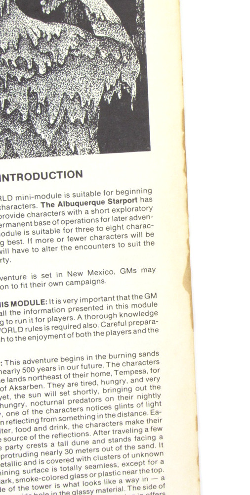 Gamma World Referee's Screen & Mini-Module 1981 TSR6501 Original