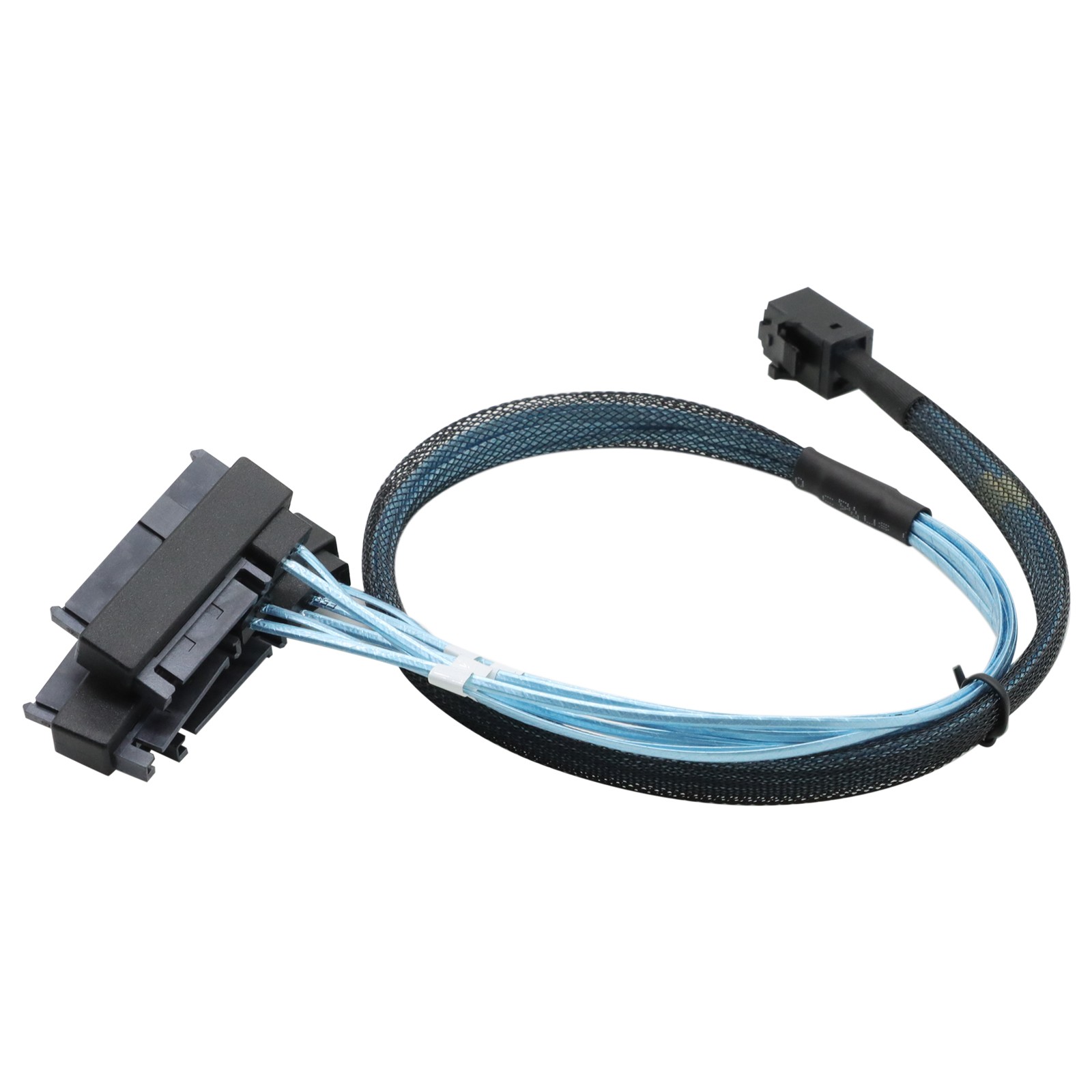 2*Mini SAS HDD SFF-8643 to 4 SFF-8482 Connector with Power Port Hard Drive 1M US