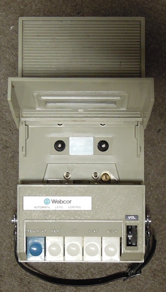 Webcor Casette Recorder TC144X Tested Fully Functional 0516-06M