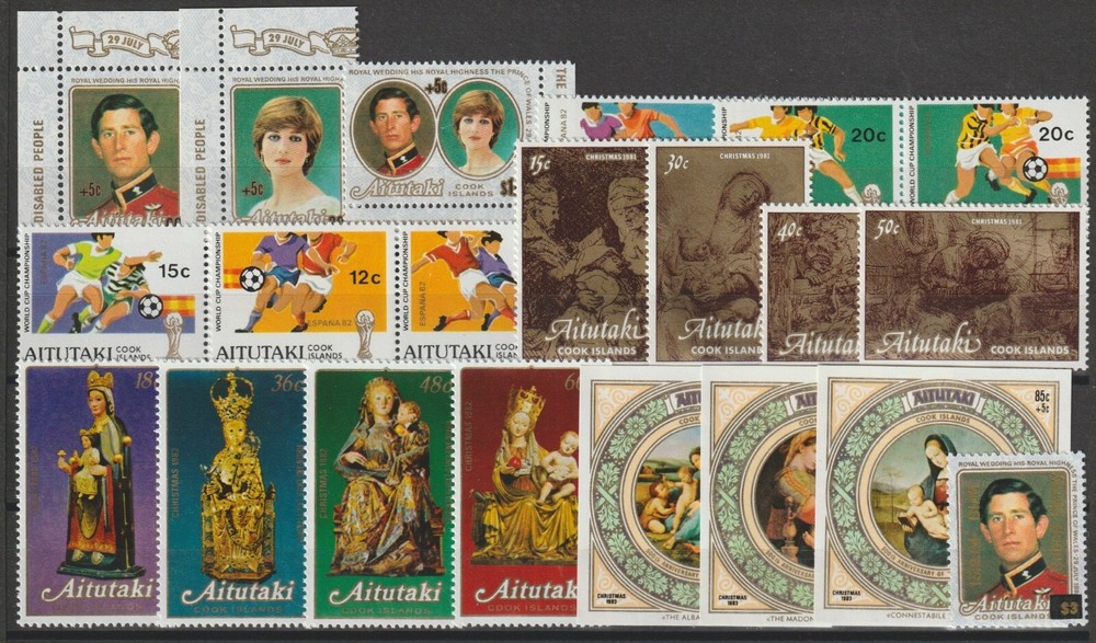 AITUTAKI 1981/84  "Commemorative Sets" MNH