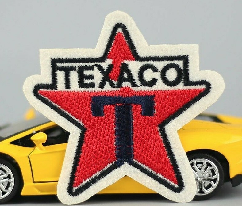 TEXACO GAS LOGO Embroidered Iron On 2 75" Patch