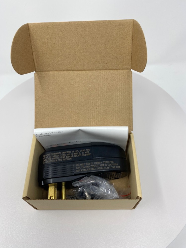 OAONAN GFCI Replacement Plug Assembly Auto Reset 15 Amp 3 Prongs lighted