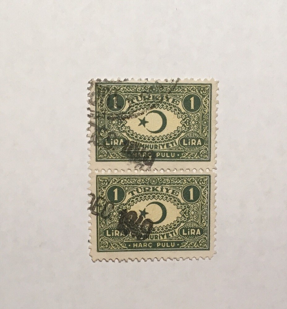 2 Consular Stamps Turkey