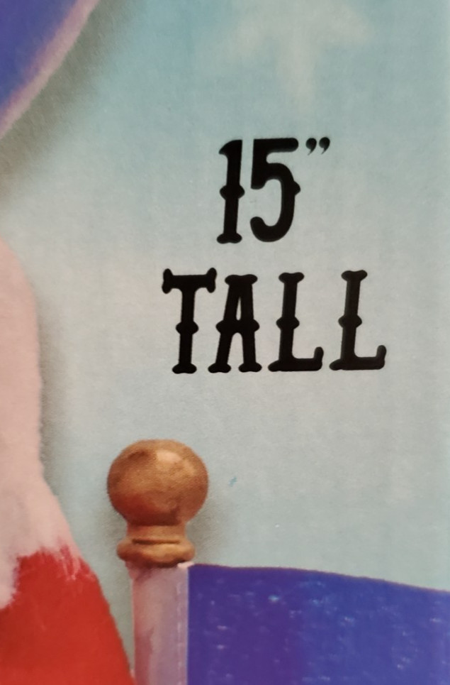 Texas Lonestar Santa Nutcracker - 15 Inch