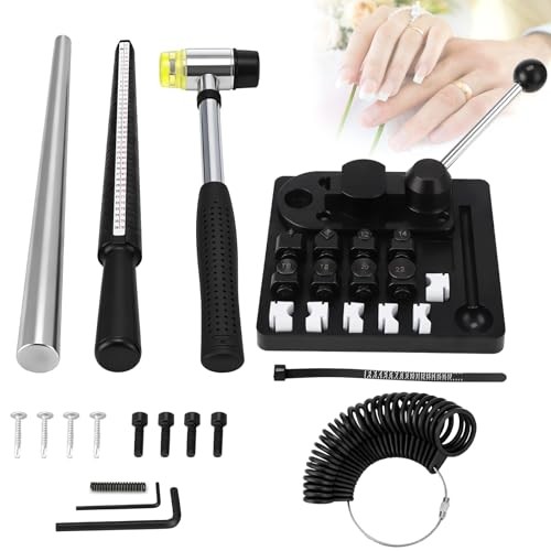 Professional Jewelry Ring Bender Kit, Multi-Functional Ring Maker with Nylon