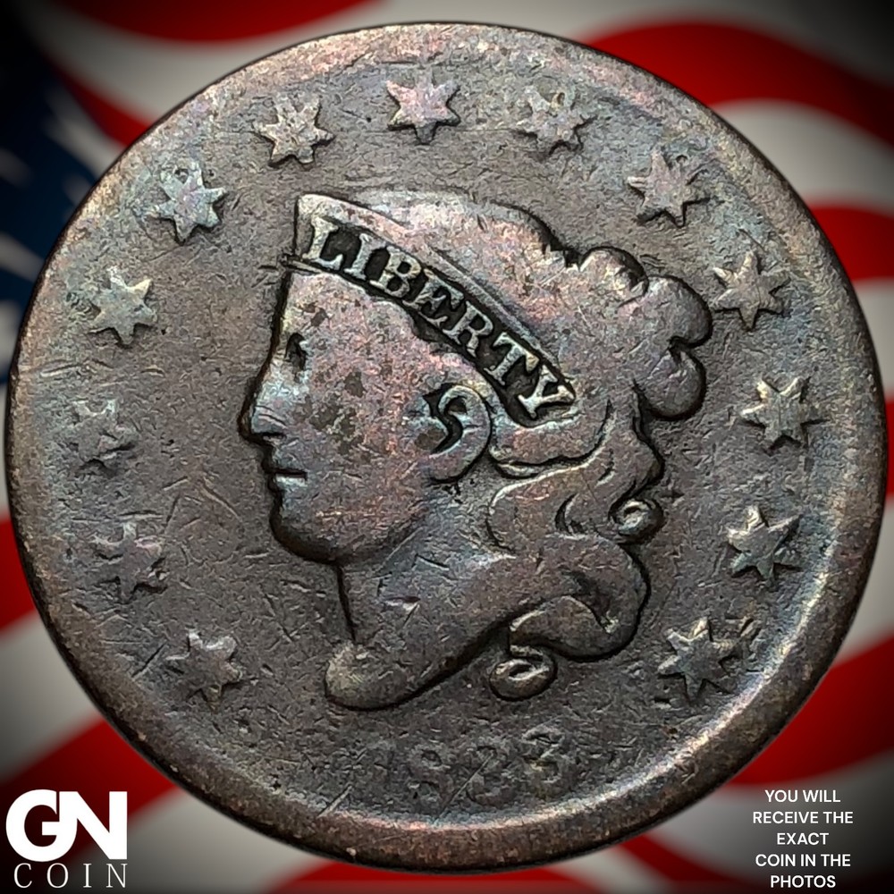 1833 Coronet Head Large Cent Z1076