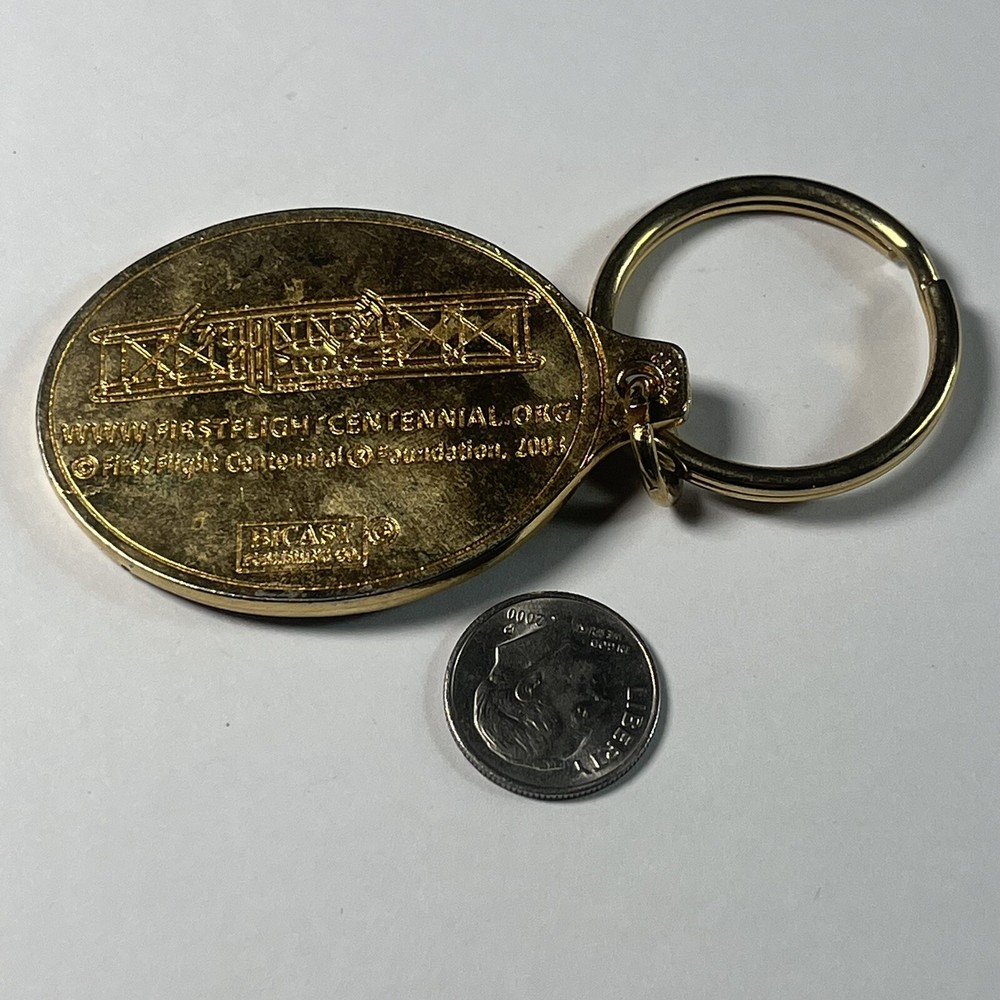 Wright Brothers First Flight Centennial Keychain