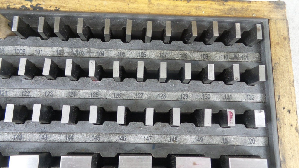 Rectangular Gage Block Set (G126009-1 (AO) BY-74)