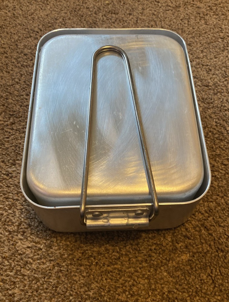 British Army Mess Tins (Small and Large) Pair Used Very Good Condition