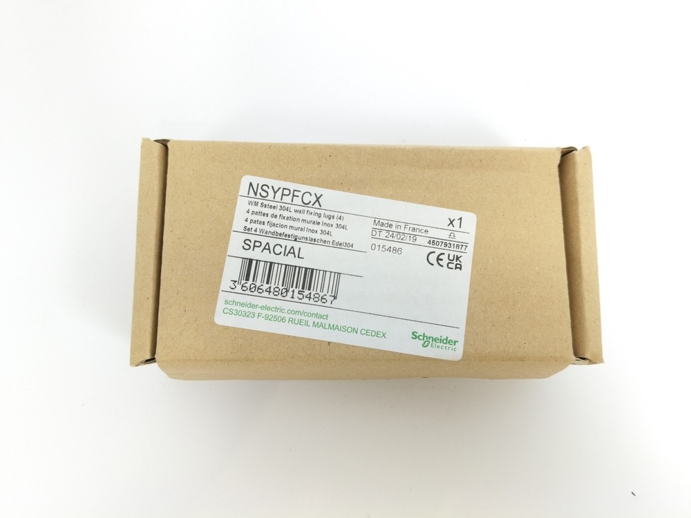 Schneider Electric NSYPFCX Wall Fixing Brackets 4 Pcs.