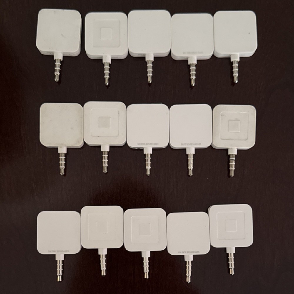 15 used Square Reader Mobile Credit Card Reader White Android iPhone