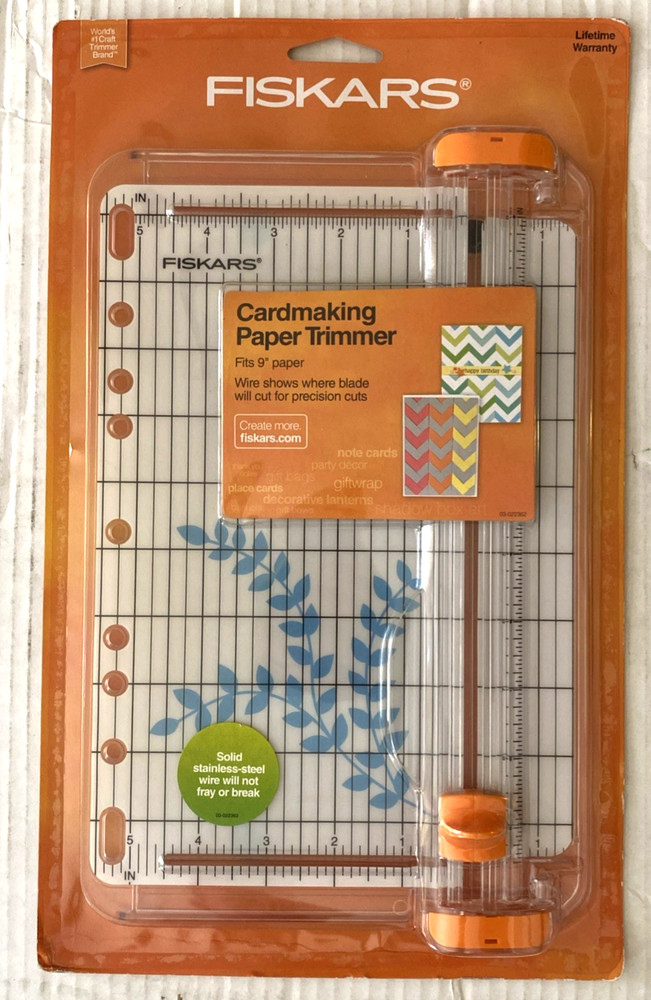 Fiskars Card Making Paper Trimmer 9" Portable New