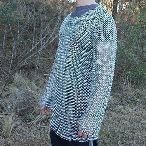Chainmail Shirt | Butted | large Size | Medieval Armor | LARPm,