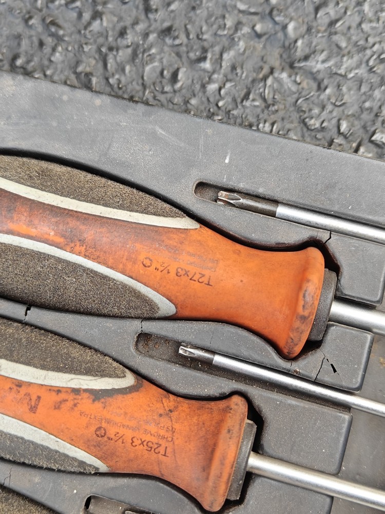 Matco Tools Witte Germany 7pc Torx Screwdriver Set T8-T30