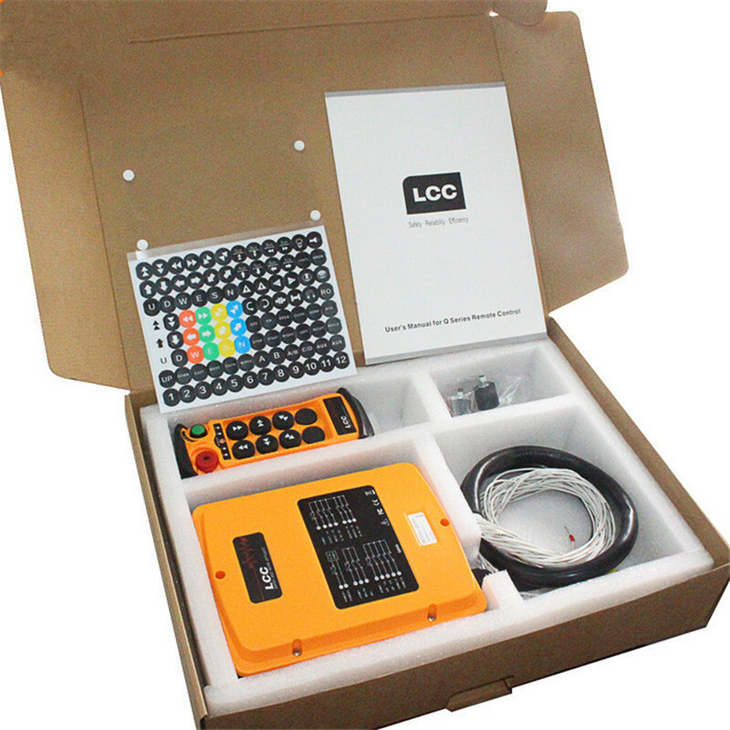 6 Button Hoist Tower Crane Electric Industrial Wireless Remote Control Switch